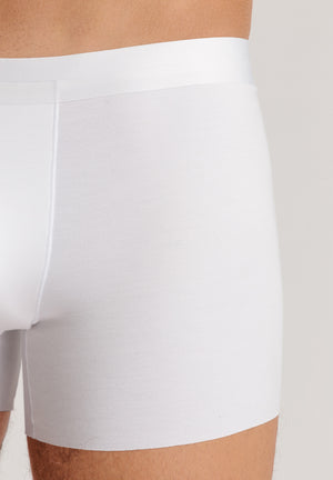 Mens White Clean Cut Pants