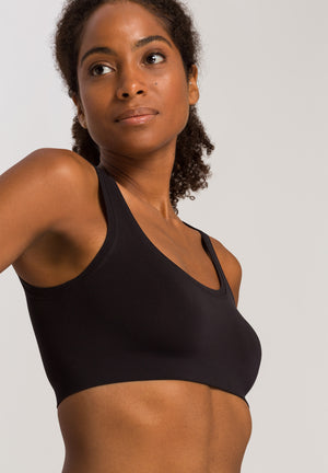 Touch Feeling Black Crop Top