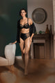 Infinity Black Low Necked Bra