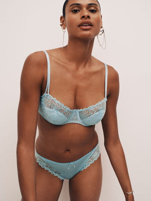 Jane Milky Blue Italian Briefs