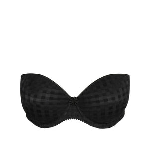 Avero Black Strapless Bra