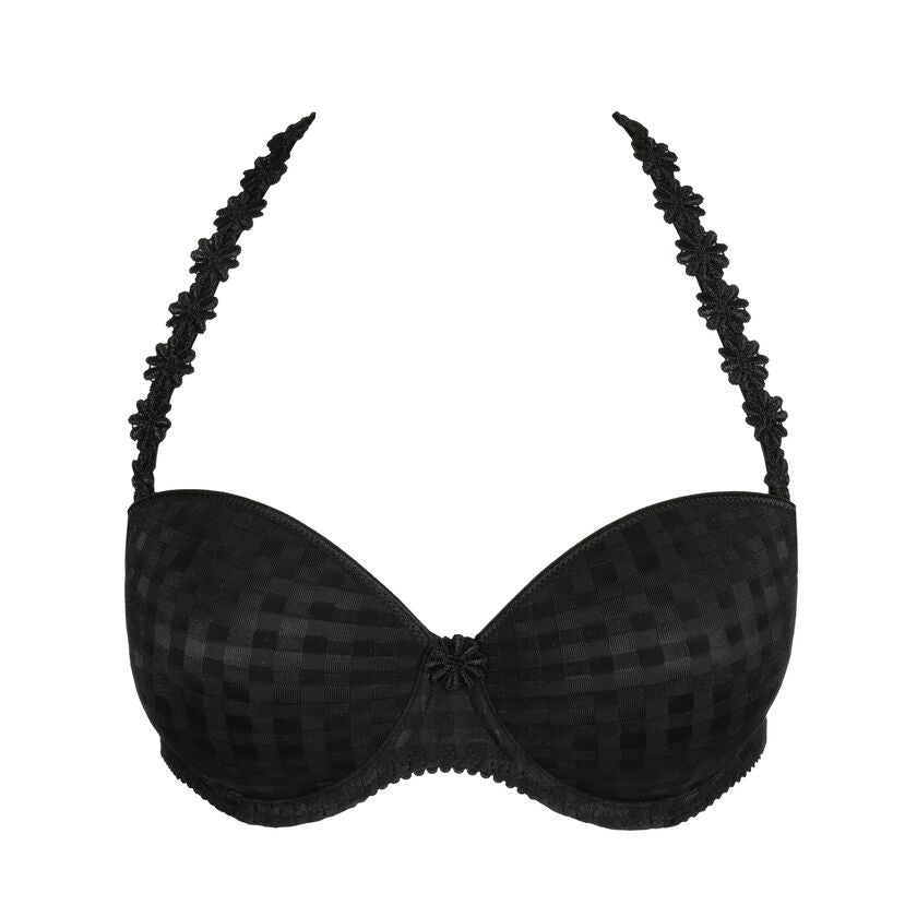 Avero Black Strapless Bra