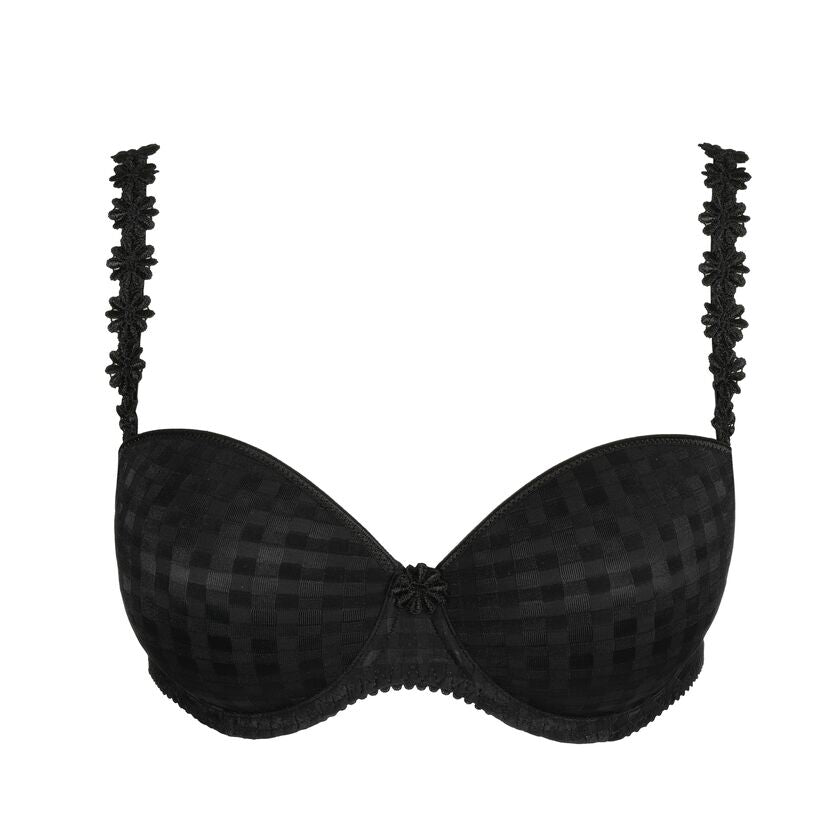 Avero Black Strapless Bra