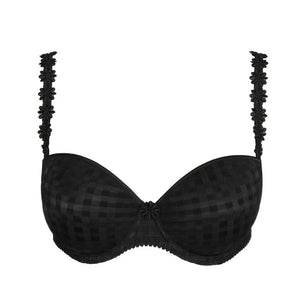 Avero Black Strapless Bra