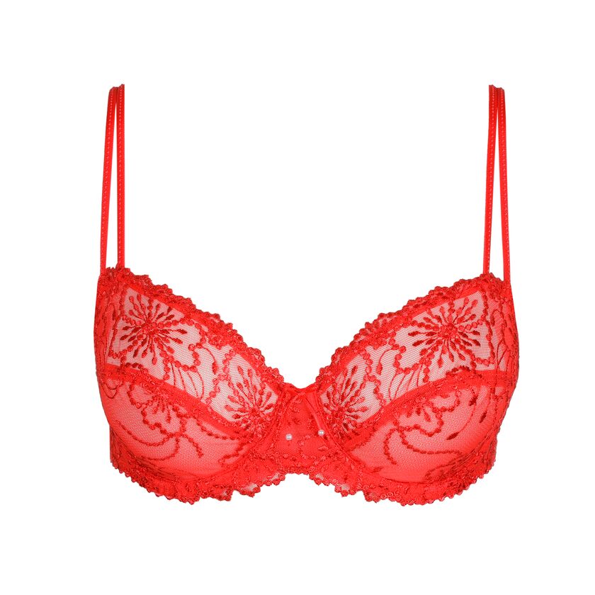 Jane True Red Balcony Bra