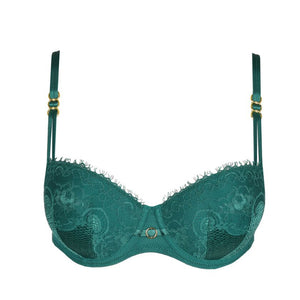 Junoo Jasper Green Balcony Bra