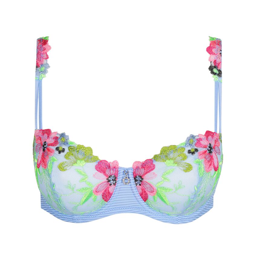 Odily Santorini Blue Balcony Bra