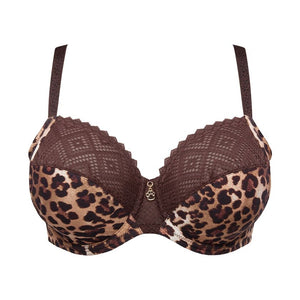 Giganni Leopard Bloom Full Cup Bra