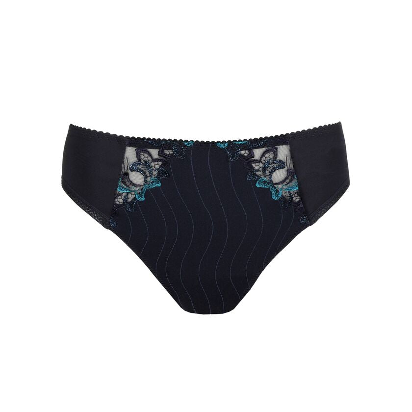 Deauville Velvet Blue Rio Brief