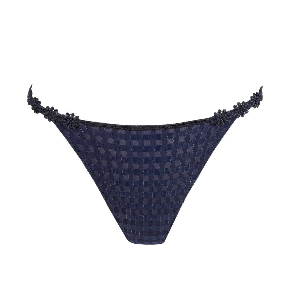 Avero Velvet Blue Mini Thong