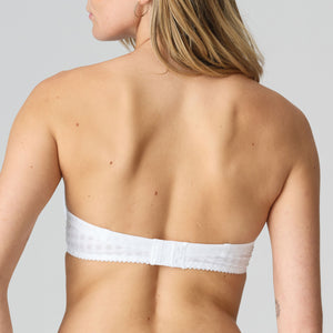 Avero White Strapless Bra
