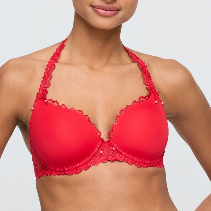 Jane True Red Heart Bra