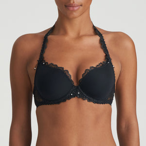 Jane Black Heart Bra