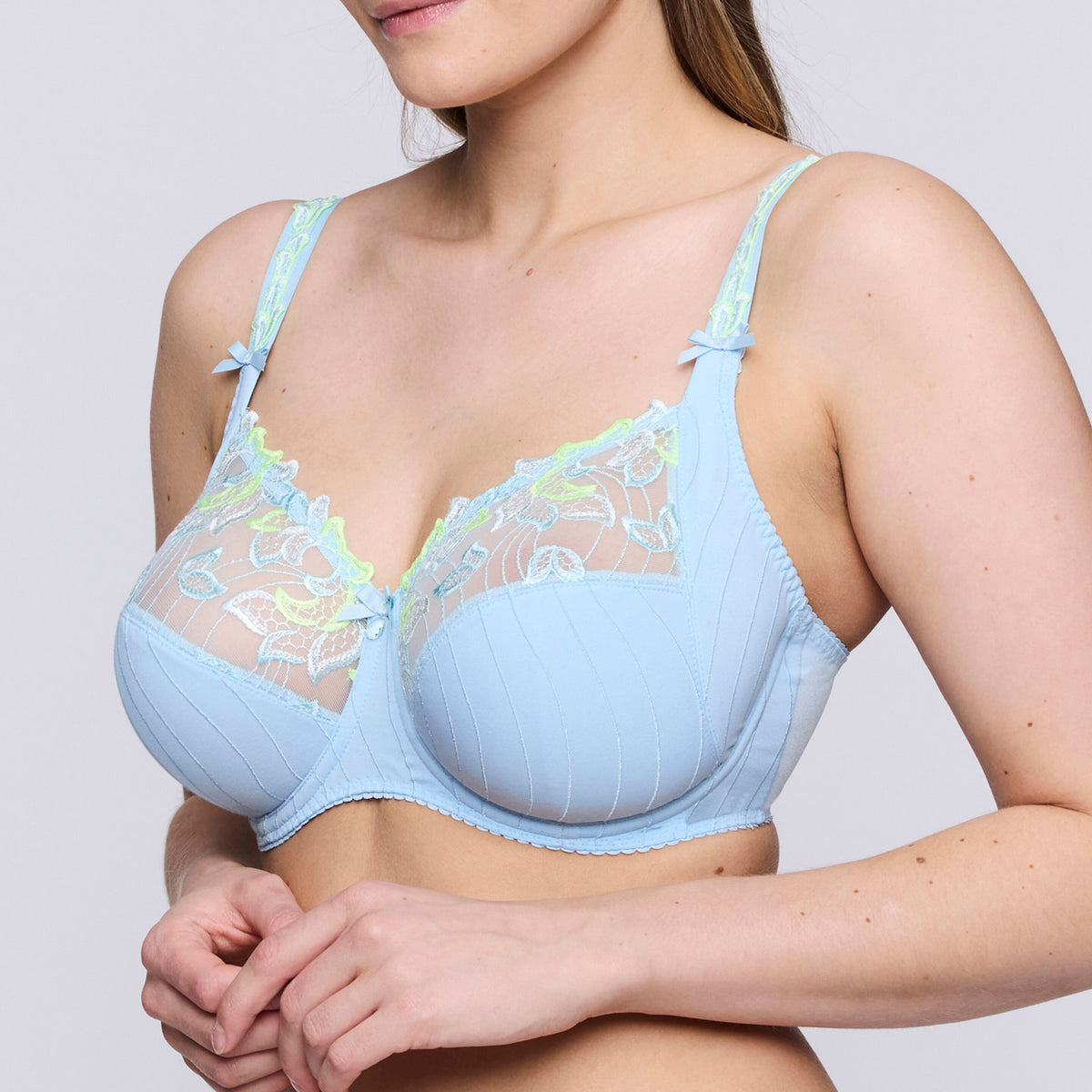 Deauville Milky Blue Full Cup Bra