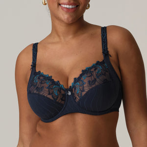 Deauville Velvet Blue Full Cup Bra