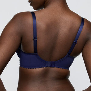 San Angel Waterblue Half Padded Plunge Bra