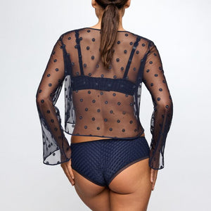 Avero Velvet Blue Top