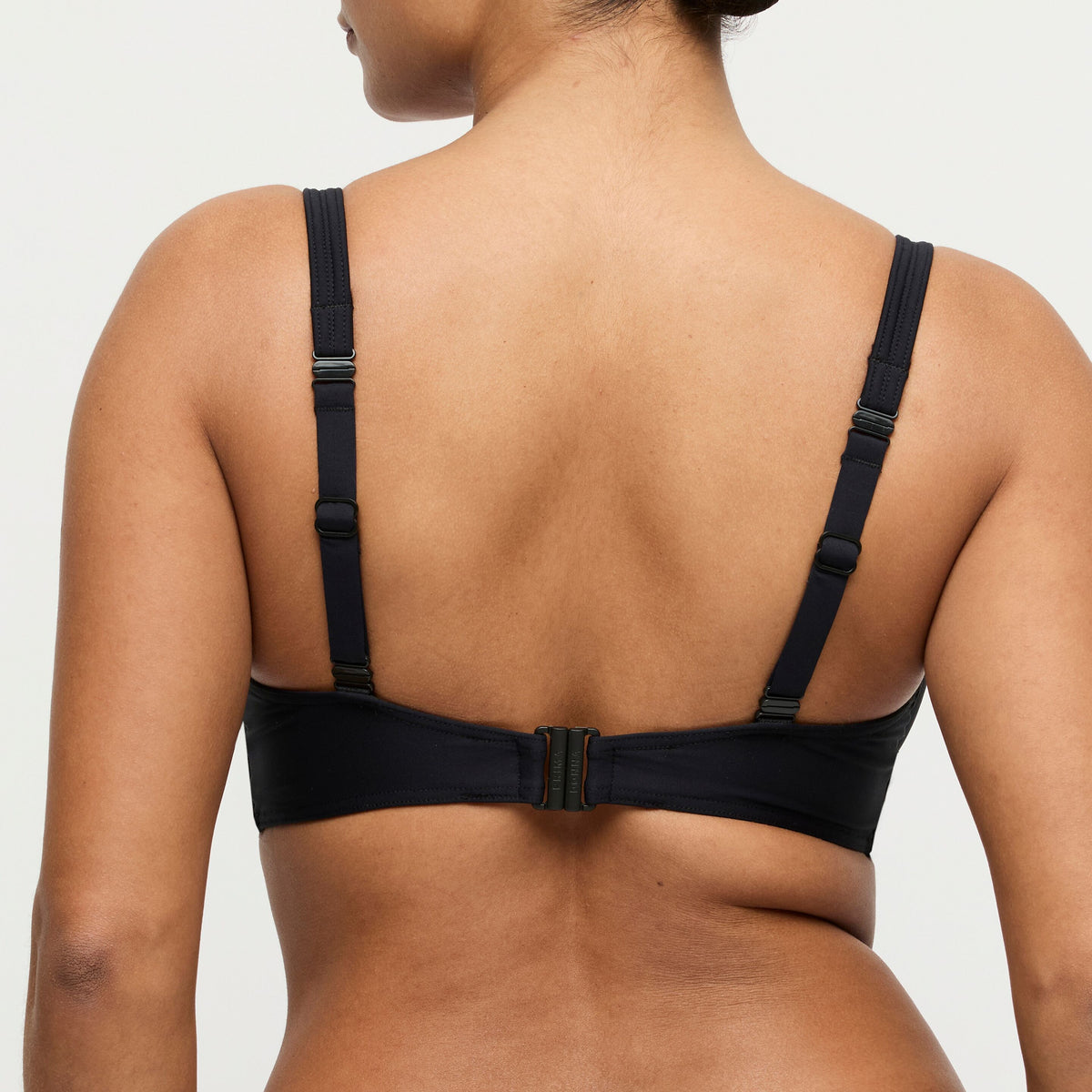 Uvita Black Padded Plunge Bikini