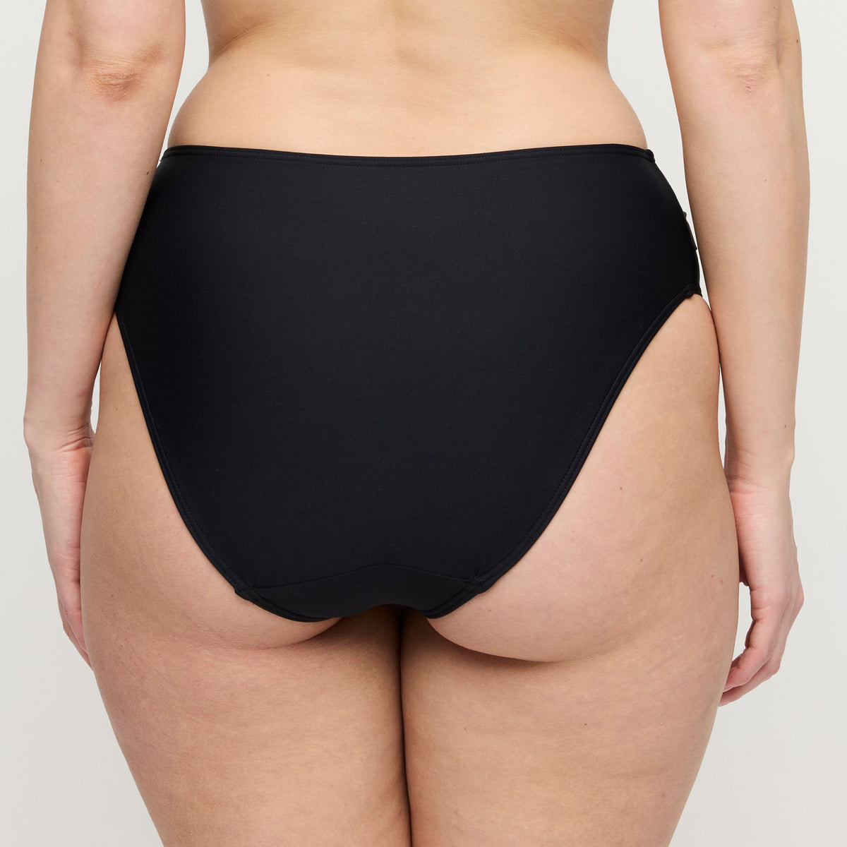 Uvita Black Padded Plunge Full Brief Bikini