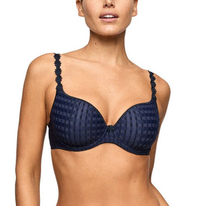 Avero Velvet Blue Multiway Heart Bra