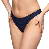 Avero Velvet Blue Thong