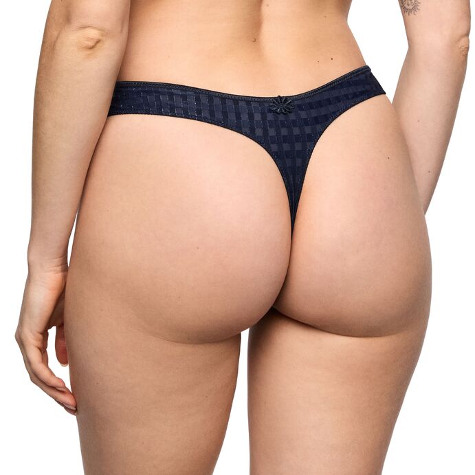 Avero Velvet Blue Thong