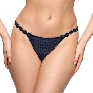 Avero Velvet Blue Mini Thong