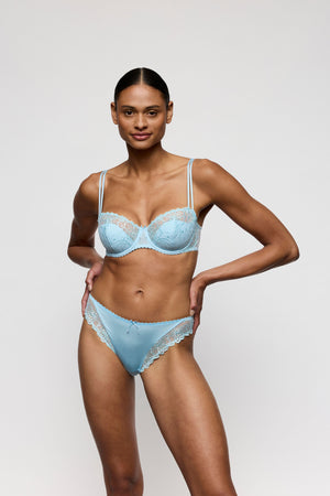Jane Milky Blue Italian Briefs