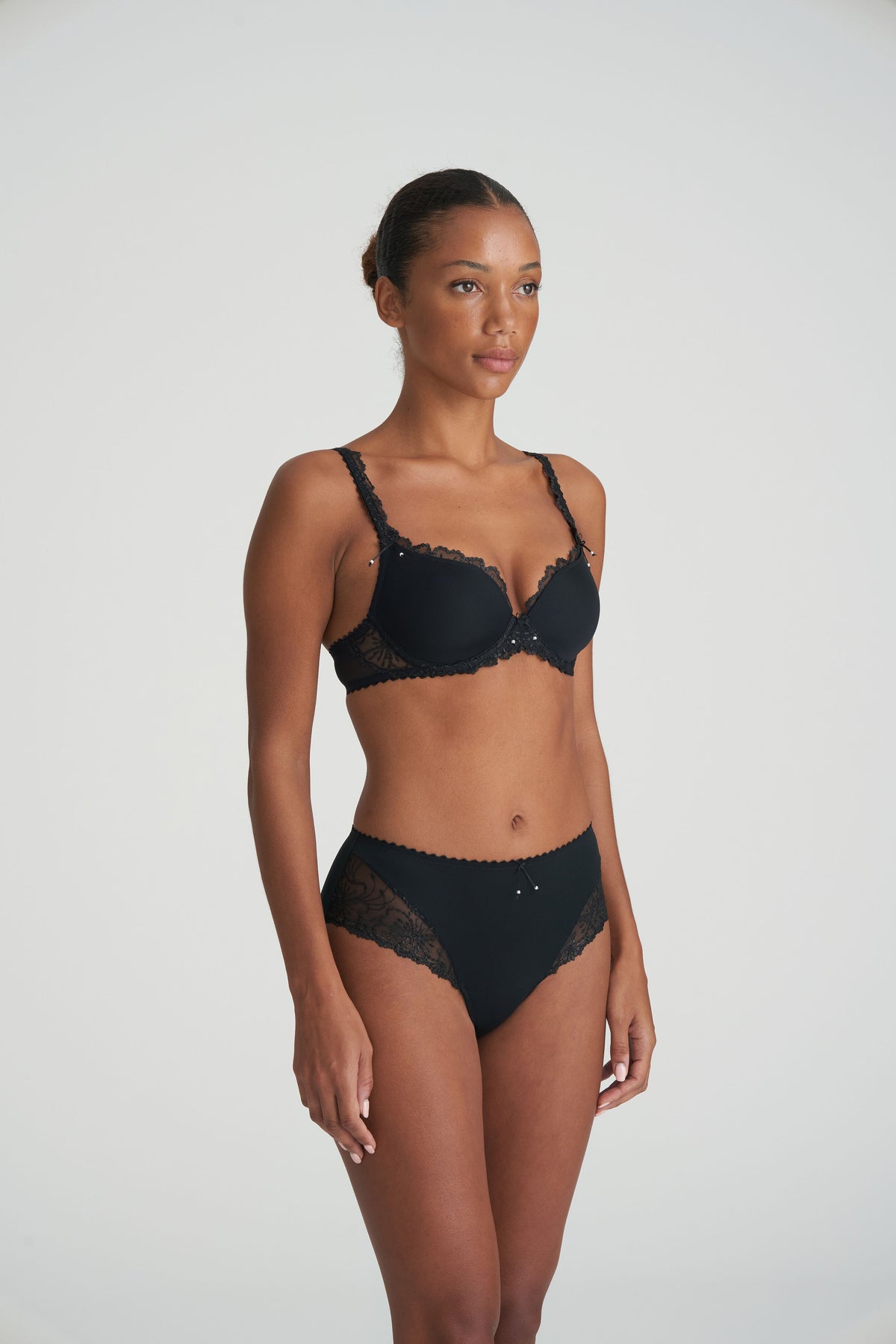 Jane Black Heart Bra