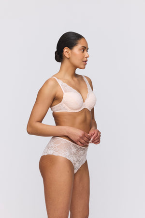 Cyrile Padded Plunge Bra Crystal Pink