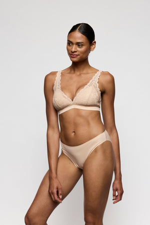 Soft Studio Caffe Latte Padded Bralette & Rio