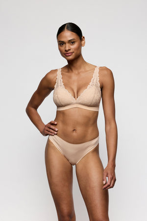 Soft Studio Caffe Latte Padded Bralette & Rio
