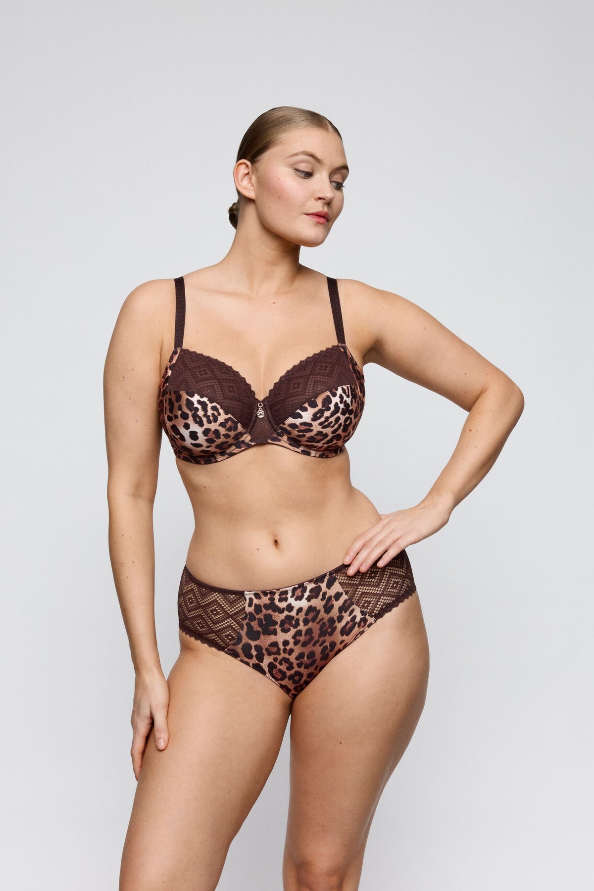 Giganni Leopard Bloom Full Cup Bra