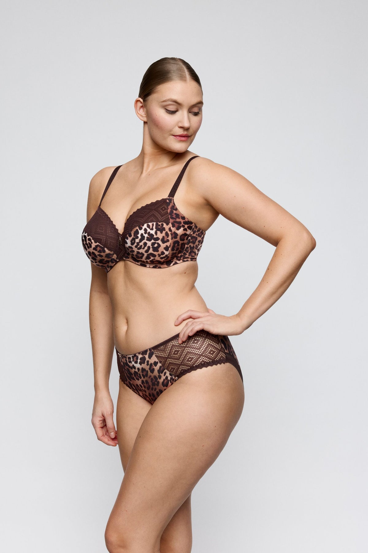 Giganni Leopard Bloom Full Cup Bra
