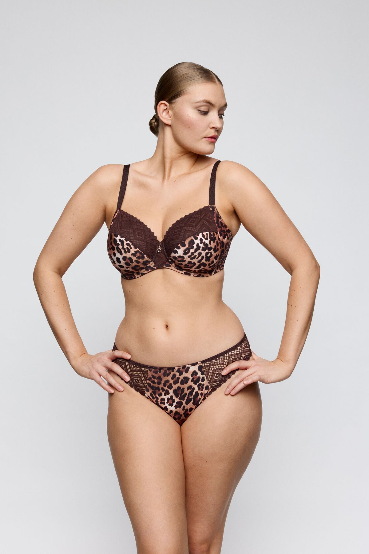 Giganni Leopard Bloom Full Cup Bra