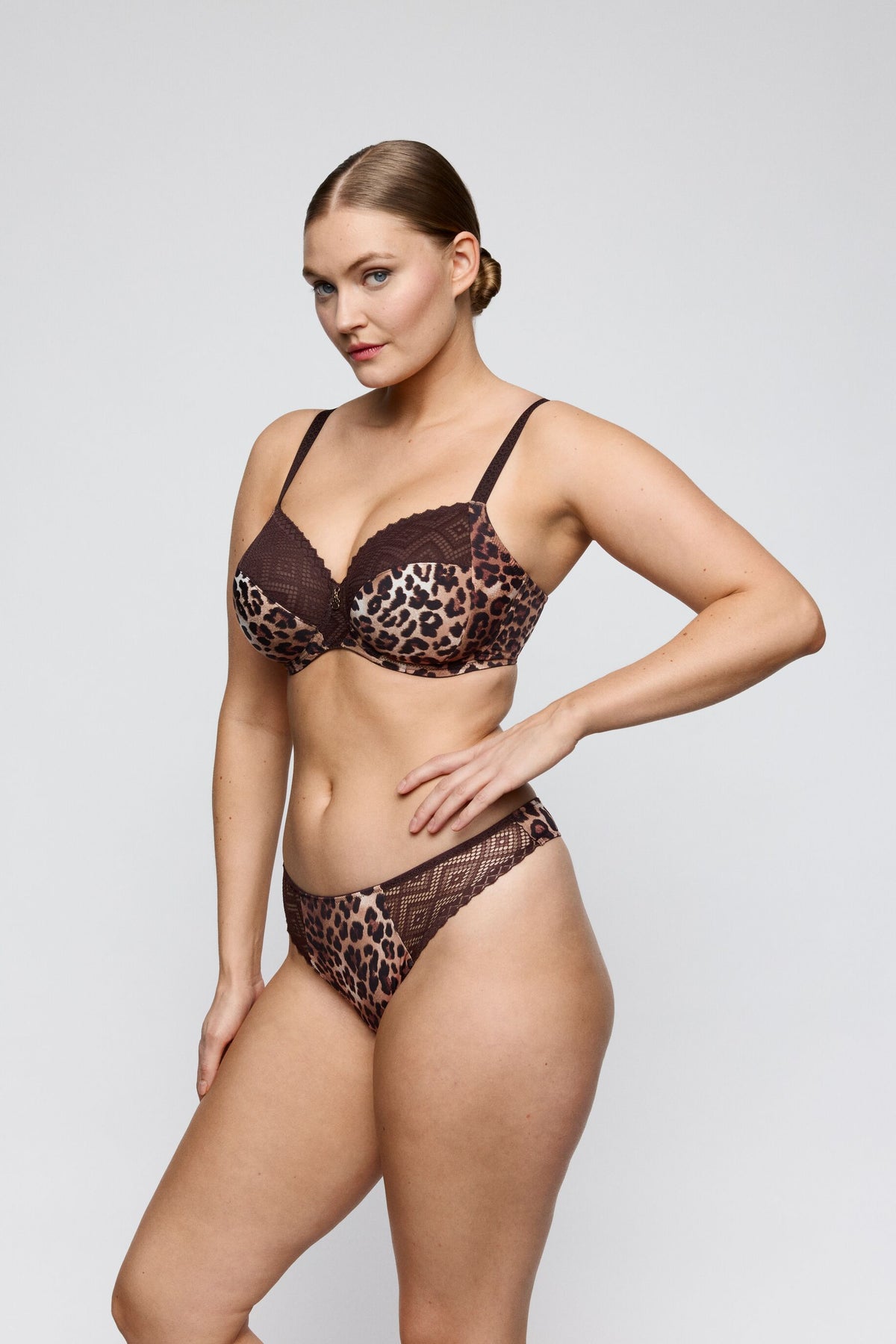 Giganni Leopard Bloom Full Cup Bra