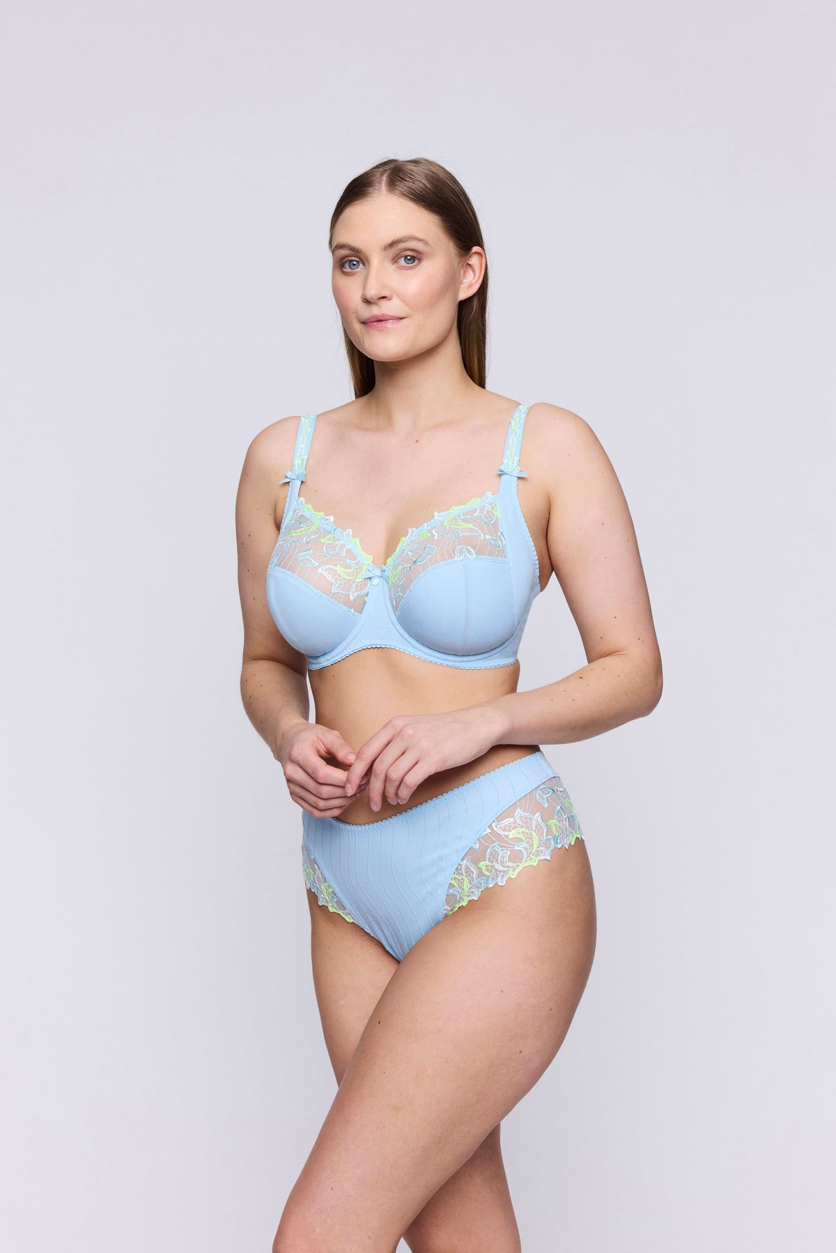 Deauville Milky Blue Rio Brief