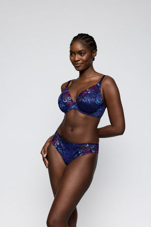 San Angel Waterblue Half Padded Plunge Bra