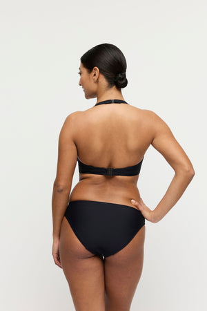 Uvita Black Padded Plunge Bikini