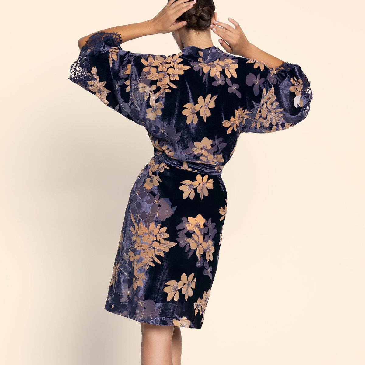 Eclat Couture Mid Length Negligee Gown