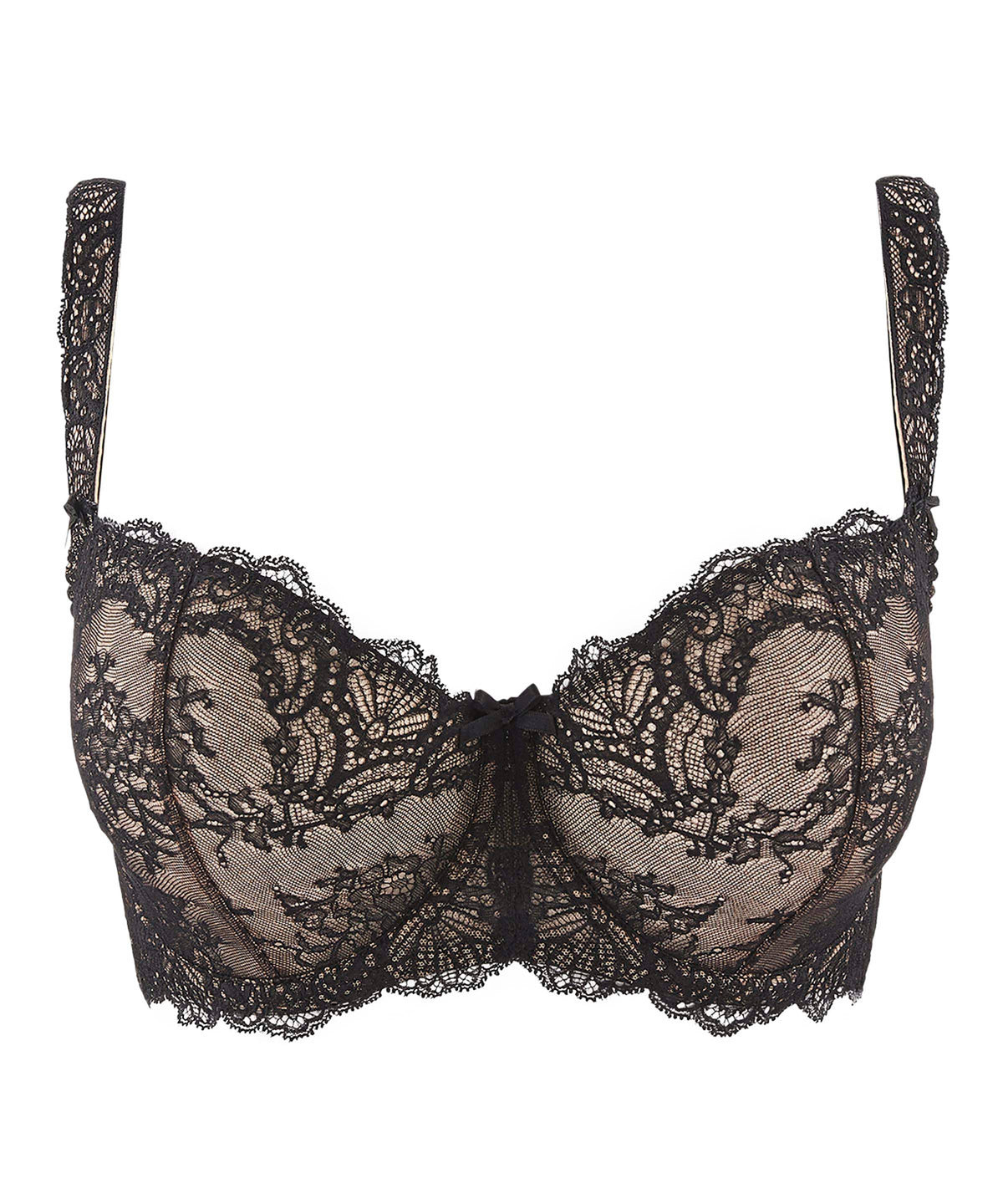 Danse des Sens Black Half Cup Comfort Bra