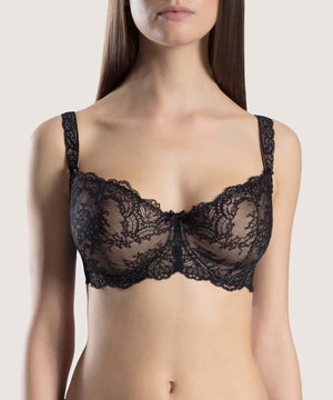 Danse des Sens Black Half Cup Comfort Bra