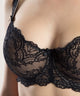 Danse des Sens Black Half Cup Comfort Bra