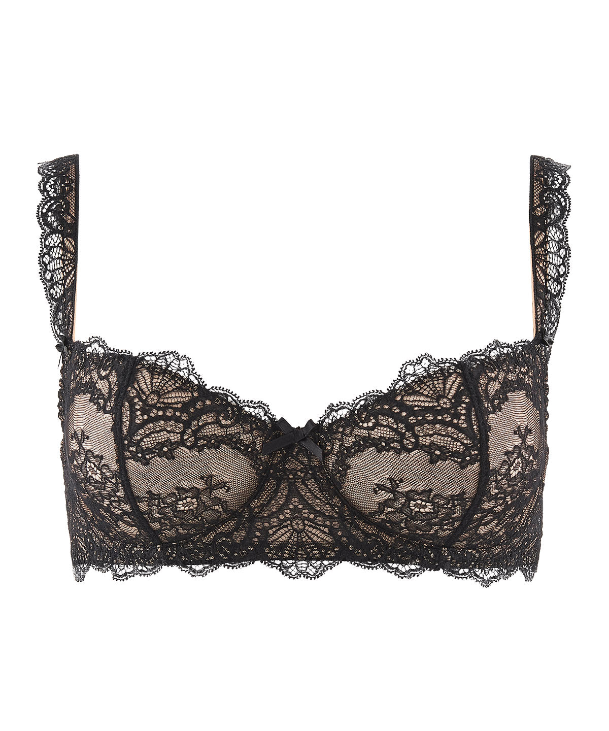 Danse des Sens Black Half Cup Bra