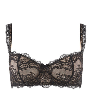 Danse des Sens Black Half Cup Bra