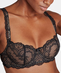 Danse des Sens Black Half Cup Bra