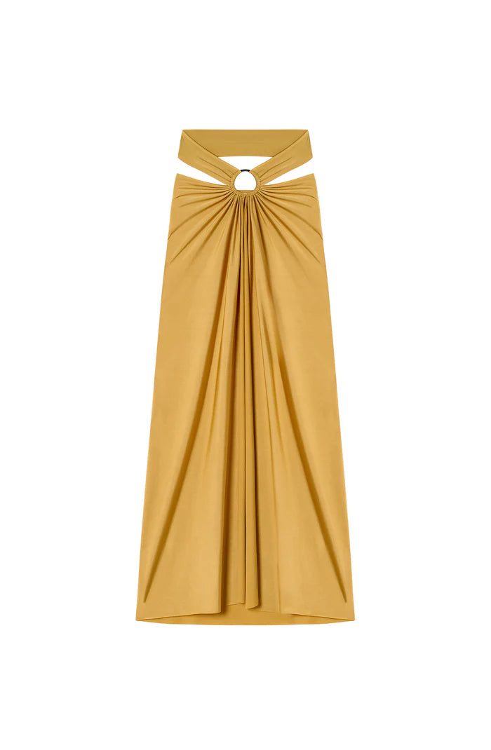 Petra Gold Pareo Skirt