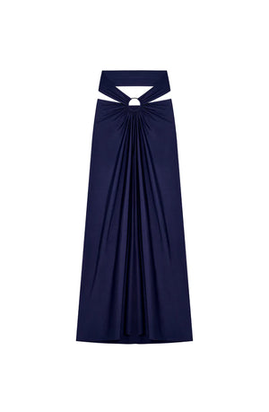 Petra Navy Pareo Skirt