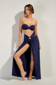 Petra Navy Pareo Skirt