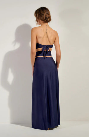 Petra Navy Pareo Skirt